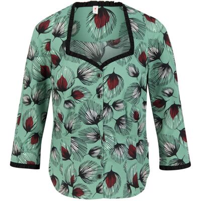 blutsgeschwister Bluse forest lady Grün XS S M L XL Damen blutsgeschwister Bluse forest lady Grün XS S M L XL Damen