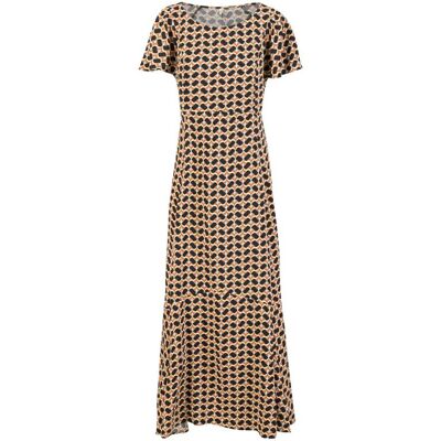 blutsgeschwister Maxikleid Waltzing Matilda Schwarz XS S M L XL 2XL Damen blutsgeschwister Maxikleid Waltzing Matilda Schwarz XS S M L XL 2XL Damen
