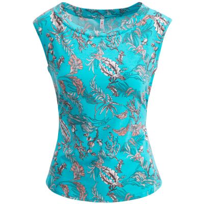 blutsgeschwister Top miss charming Blau XS S M L XL Damen blutsgeschwister Top miss charming Blau XS S M L XL Damen