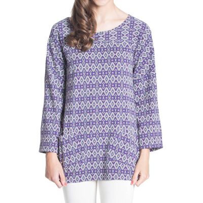 blutsgeschwister Pullover atlantic breeze kasack Blau XS S M L XL Damen blutsgeschwister Pullover atlantic breeze kasack Blau XS S M L XL Damen