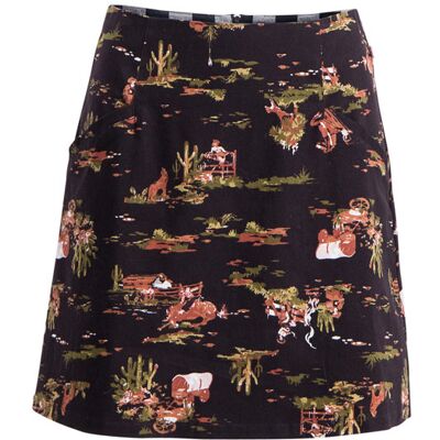 blutsgeschwister Minirock chattanooga choo choo Schwarz XS S M L XL Damen blutsgeschwister Minirock chattanooga choo choo Schwarz XS S M L XL Damen
