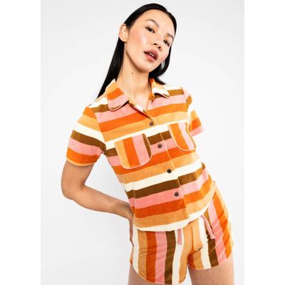 blutsgeschwister Shirt Off Shore Shimmy Braun XS S M L XL 2XL Damen blutsgeschwister Shirt Off Shore Shimmy Braun XS S M L XL 2XL Damen
