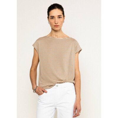 blutsgeschwister Top Sailor Marine Braun XS S M L XL 2XL Damen blutsgeschwister Top Sailor Marine Braun XS S M L XL 2XL Damen