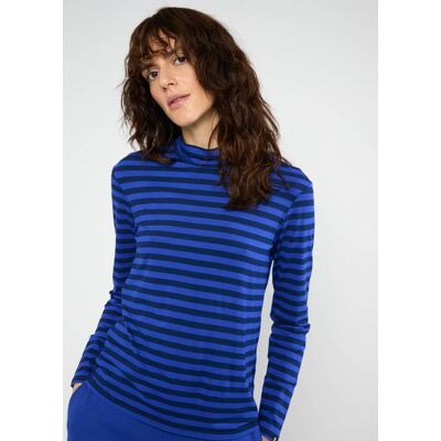blutsgeschwister Streifenshirt Lonely Lips Turtle Blau XS S M L XL 2XL Damen blutsgeschwister Streifenshirt Lonely Lips Turtle Blau XS S M L XL 2XL Damen