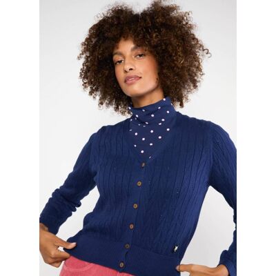 blutsgeschwister Cardigan Save the World Blau XS S M L XL 2XL Damen blutsgeschwister Cardigan Save the World Blau XS S M L XL 2XL Damen