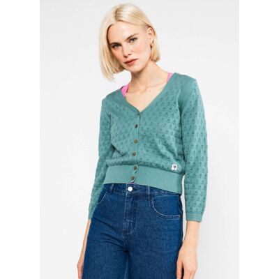 blutsgeschwister Cardigan Sweet Petite Blau XS S M L XL 2XL Damen blutsgeschwister Cardigan Sweet Petite Blau XS S M L XL 2XL Damen