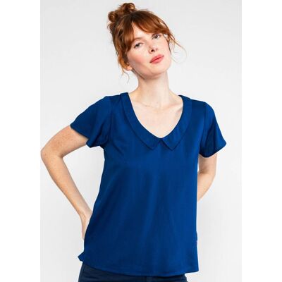 blutsgeschwister Sommerbluse Feed the Birds Blau XS S M L XL 2XL Damen blutsgeschwister Sommerbluse Feed the Birds Blau XS S M L XL 2XL Damen