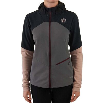 Maloja LeuchtmoosM Nordic Hooded Jacket Stone - grau - Damen Maloja LeuchtmoosM Nordic Hooded Jacket Stone - grau - Damen