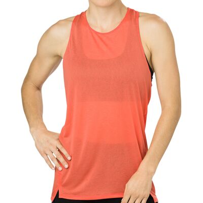 asics Performance Cool Tank Damen-Laufshirt Coralicious - orange asics Performance Cool Tank Damen-Laufshirt Coralicious - orange