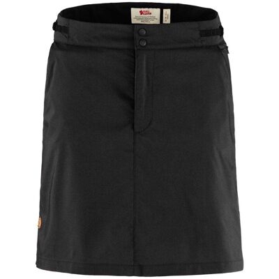 Fjällräven Fjaellraeven Abisko Hike Skort Black - schwarz Fjällräven Fjaellraeven Abisko Hike Skort Black - schwarz