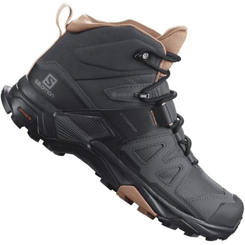 Salomon X Ultra 4 MID GTX Ebony/Mocha Mousse – grau