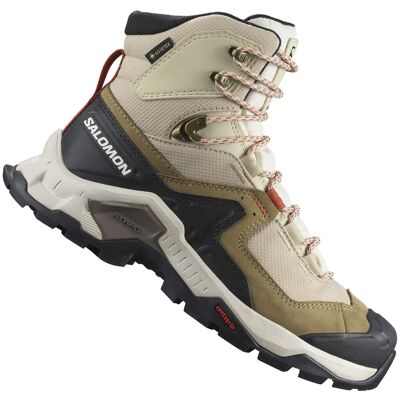 Salomon Quest Element GORE-TEX Damen Wanderschuhe - AW22 - Creme - Wanderschuhe Salomon Quest Element GORE-TEX Damen Wanderschuhe - AW22 - Creme - Wanderschuhe