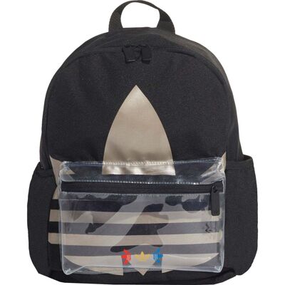 adidas Originals Adicolor Large Trefoil Backpack Black/Gold - schwarz adidas Originals Adicolor Large Trefoil Backpack Black/Gold - schwarz
