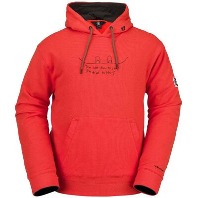 Volcom JLA Pullover Fleece Orange - orange Volcom JLA Pullover Fleece Orange - orange