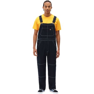 Dickies Ekwok Bib Oronoco Rinsed Indigo Blue - blau Dickies Ekwok Bib Oronoco Rinsed Indigo Blue - blau