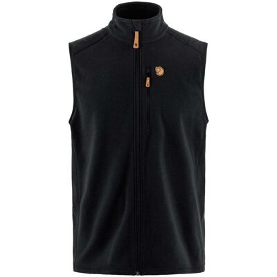 Fjällräven Fjaellraeven Oevik Lite Fleece Vest Flame Orange - schwarz Fjällräven Fjaellraeven Oevik Lite Fleece Vest Flame Orange - schwarz