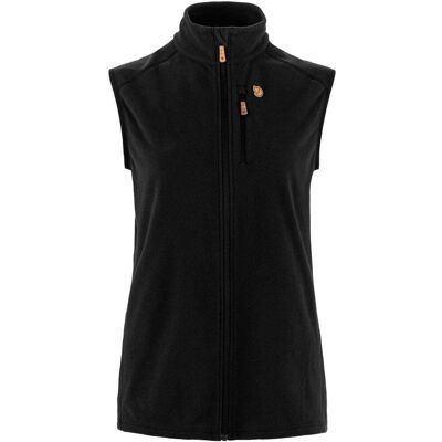 Fjällräven Fjaellraeven Oevik Lite Fleece Vest Flame Orange - schwarz Fjällräven Fjaellraeven Oevik Lite Fleece Vest Flame Orange - schwarz