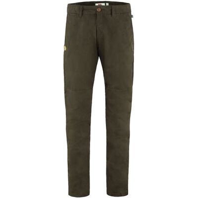 Fjällräven Fjaellraeven Soermland Tapered Trousers Dark Olive - olive Fjällräven Fjaellraeven Soermland Tapered Trousers Dark Olive - olive