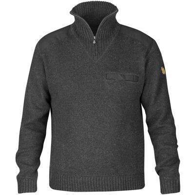 Fjällräven Fjaellraeven Koster Sweater Dark Grey - grau Fjällräven Fjaellraeven Koster Sweater Dark Grey - grau