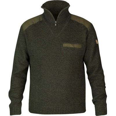 Fjällräven Fjaellraeven Koster Sweater Dark Olive - gruen Fjällräven Fjaellraeven Koster Sweater Dark Olive - gruen
