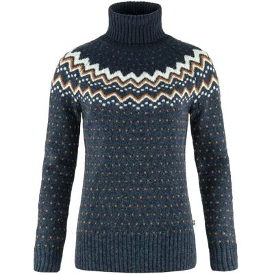 Fjällräven Fjaellraeven Oevik Knit Roller Neck Navy/Dark Navy - blau Fjällräven Fjaellraeven Oevik Knit Roller Neck Navy/Dark Navy - blau