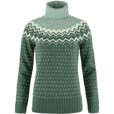 Fjällräven Fjaellraeven Oevik Knit Roller Neck Deep Patina/Misty Green - gruen Fjällräven Fjaellraeven Oevik Knit Roller Neck Deep Patina/Misty Green - gruen