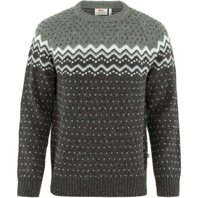 Fjällräven Fjaellraeven Oevik Knit Sweater Dark Grey/Grey - grau Fjällräven Fjaellraeven Oevik Knit Sweater Dark Grey/Grey - grau