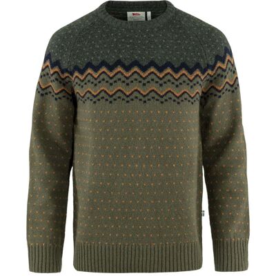 Fjällräven Fjaellraeven Oevik Knit Sweater Laurel Green/Deep Forest - gruen Fjällräven Fjaellraeven Oevik Knit Sweater Laurel Green/Deep Forest - gruen