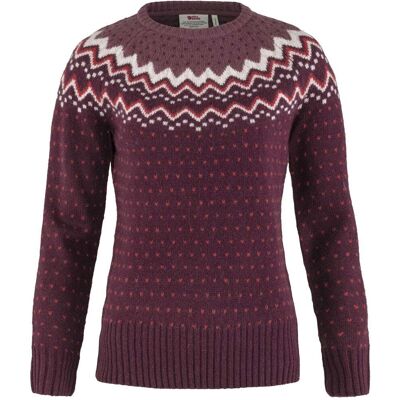 Fjällräven Fjaellraeven Oevik Knit Sweater Dark Garnet - rot Fjällräven Fjaellraeven Oevik Knit Sweater Dark Garnet - rot