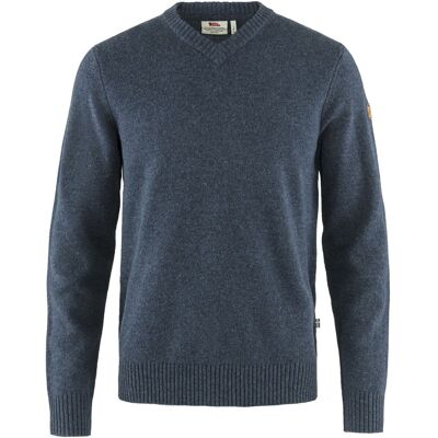 Fjällräven Fjaellraeven Oevik V-Neck Sweater Navy - blau Fjällräven Fjaellraeven Oevik V-Neck Sweater Navy - blau
