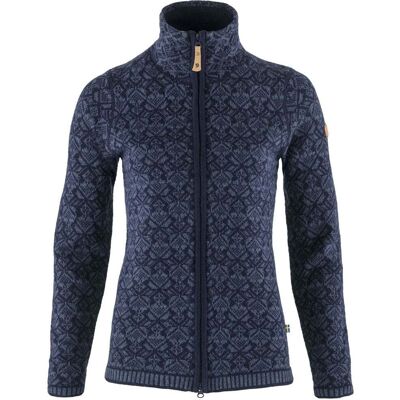 Fjällräven Fjaellraeven Snow Cardigan Dark Navy - blau Fjällräven Fjaellraeven Snow Cardigan Dark Navy - blau
