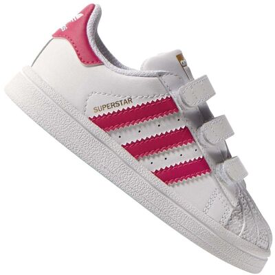 adidas Originals Superstar CF I Kleinkind-Sneaker White/Bold Pink - weiss adidas Originals Superstar CF I Kleinkind-Sneaker White/Bold Pink - weiss