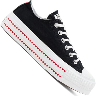 Converse CT All Star Platform Love Fearlessly - schwarz Converse CT All Star Platform Love Fearlessly - schwarz