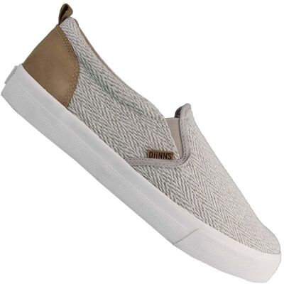 Djinns Slider Fishburn Canvas-Sneaker Light Grey 2016 - grau Djinns Slider Fishburn Canvas-Sneaker Light Grey 2016 - grau