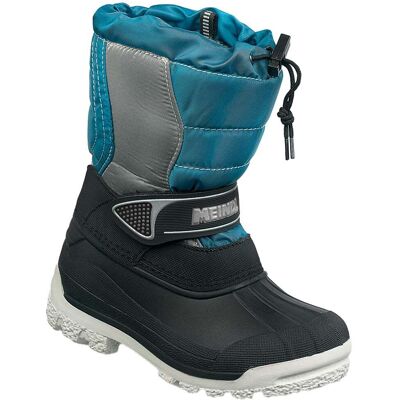 Meindl Snowy 3000 Unisex Kinderschuhe - Blau, Grau, Silber - Modell 7795-44 Meindl Snowy 3000 Unisex Kinderschuhe - Blau, Grau, Silber - Modell 7795-44