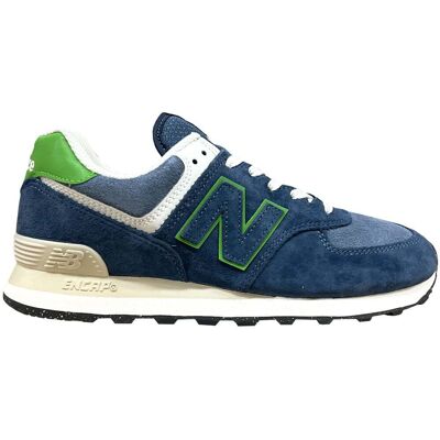 New Balance 574 Navy/Alpine Green - blau New Balance 574 Navy/Alpine Green - blau