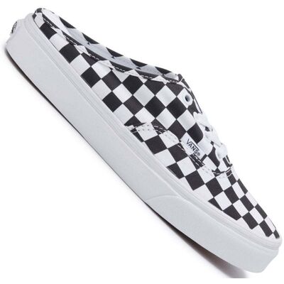 Vans Authentic Mule Sneaker Checkerboard Black True White - weiss Vans Authentic Mule Sneaker Checkerboard Black True White - weiss