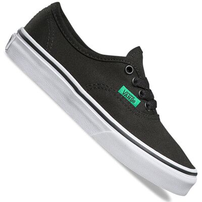 Vans K Authentic Kinder-Sneaker Sport Pop Black/Kelly Green - schwarz Vans K Authentic Kinder-Sneaker Sport Pop Black/Kelly Green - schwarz