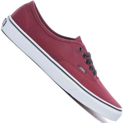Vans Authentic Port Royale/Black - rot Vans Authentic Port Royale/Black - rot