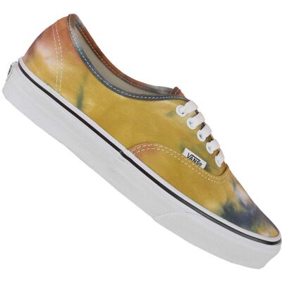 Vans U Authentic Damen-Sneaker (Tie Dye) Navy/Burnt Orange - gelb Vans U Authentic Damen-Sneaker (Tie Dye) Navy/Burnt Orange - gelb