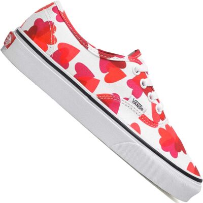 Vans Authentic Valentines Heart True White Fuchsia Purple - weiss Vans Authentic Valentines Heart True White Fuchsia Purple - weiss