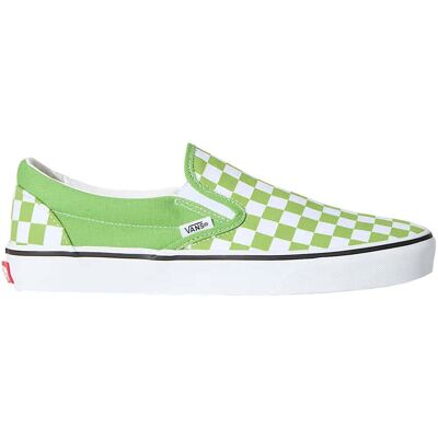 Vans Classic Slip On Checkerboard Lime Burst - kariert Vans Classic Slip On Checkerboard Lime Burst - kariert