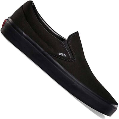 Vans Classic Slip On Unisex-Sneaker Black/Black - schwarz Vans Classic Slip On Unisex-Sneaker Black/Black - schwarz