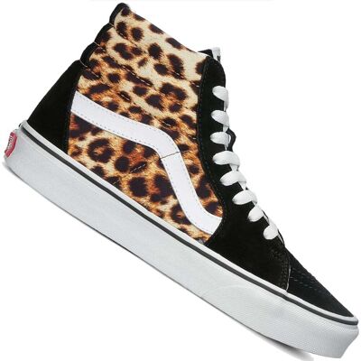 Vans Sk8 Hi Leopard Black True White - schwarz Vans Sk8 Hi Leopard Black True White - schwarz