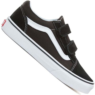 Vans Youth Old Skool V Sneaker Black/True White - schwarz Vans Youth Old Skool V Sneaker Black/True White - schwarz