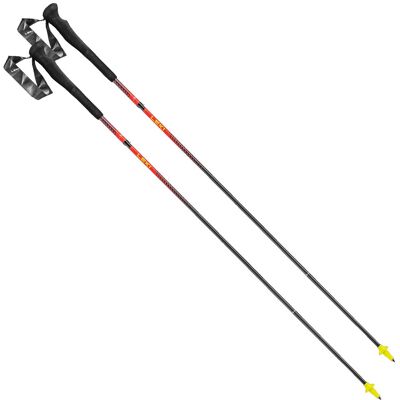 Leki Neotrail FX One Superlite Bright Red/Neongelb/Naturalcarbon - schwarz - Unisex Leki Neotrail FX One Superlite Bright Red/Neongelb/Naturalcarbon - schwarz - Unisex