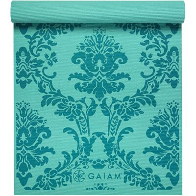 Gaiam Classic Printed Yoga Mat Neo Baroque 4mm - tuerkis Gaiam Classic Printed Yoga Mat Neo Baroque 4mm - tuerkis