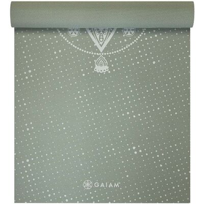 Gaiam Classic Printed Yoga Mat Celestial Green 5mm - gruen Gaiam Classic Printed Yoga Mat Celestial Green 5mm - gruen