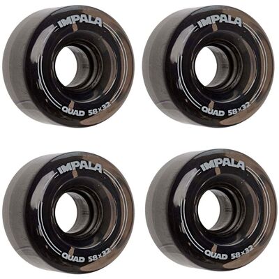 Impala Replacement Wheels 4 Pack Black - schwarz Impala Replacement Wheels 4 Pack Black - schwarz