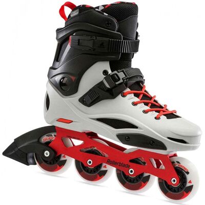 Rollerblade RB Pro X Grey Warm Red - weiss Rollerblade RB Pro X Grey Warm Red - weiss